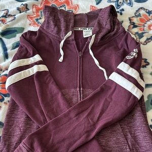 PINK Victoria's Secret Burgundy Hoodie